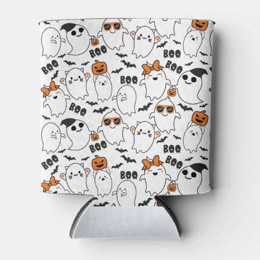 Halloween Ghost Koelbox Blikjeskoeler (Voorkant)