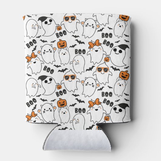 Halloween Ghost Koelbox Blikjeskoeler (Achterkant)