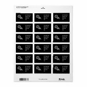 Halloween Ghost Label (Full Sheet)