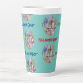Halloween Ghost Latte Mok (Voorkant)