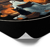  Halloween Ghost Lees meer Boeken Black Cat Poster (Hoek)
