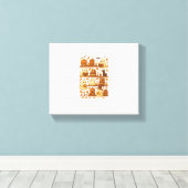 Halloween Ghost Lezen Boeken Lover Canvas Afdruk (Insitu (Houten vloer))