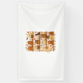 Halloween Ghost Lezen Boeken Lover Spandoek (Verticaal)