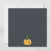 Halloween Ghost Little Boo Any Age Birthday Invite Bedankkaart (Achterkant)