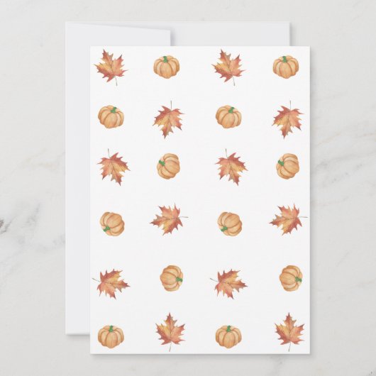 Halloween Ghost Little Boo Baby shower Invitation Kaart (Achterkant)