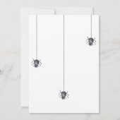 Halloween Ghost Little Boo Baby shower Invitation Kaart (Achterkant)