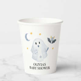 Halloween Ghost Little Boo Baby shower Paper Cups Papieren Bekers