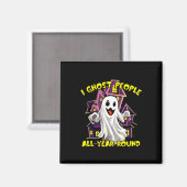 Halloween Ghost Mensen Het hele jaar door Grappige Magneet (Voorkant / Achterkant)