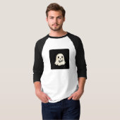 Halloween Ghost met Boo! T-shirt (Voorkant volledig)