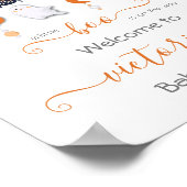 Halloween Ghost Mobile Baby shower Poster (Hoek)