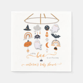 Halloween Ghost Mobile Girl Shower Napkins Servet