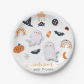 Halloween Ghost Mobile Shower Paper Bord (Voorkant)