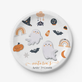 Halloween Ghost Mobile Shower Paper Bord