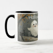 Halloween Ghost Mok | Spooky Coffee Cup (Links)
