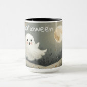 Halloween Ghost Mok | Spooky Coffee Cup (Midden)