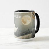 Halloween Ghost Mok | Spooky Coffee Cup (Voorkant rechts)
