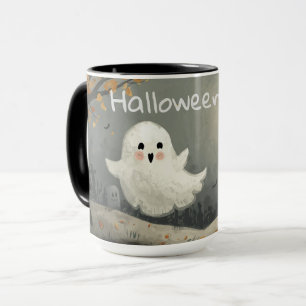 Halloween Ghost Mok   Spooky Coffee Cup