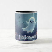Halloween Ghost Mok | Spooky Coffee Cup | (Midden)