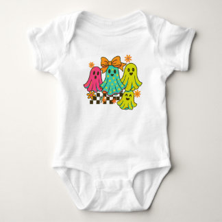 Halloween ghost neon png|halloween neon ghost png romper
