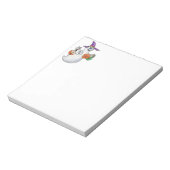 Halloween Ghost Notitieblok (Linkerzijde)