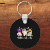 Halloween Ghost Nurse Hocus Ke Us Costume Scrub To Sleutelhanger (Voorkant)