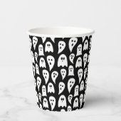 Halloween Ghost Papieren Bekers (Achterkant)
