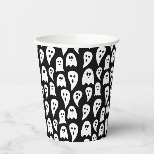 Halloween Ghost Papieren Bekers (Links)