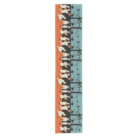  Halloween Ghost Parade Korte Tafelloper (Voorkant)