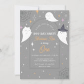 Halloween Ghost Party Arch Lijst Birthday Kaart (Voorkant)