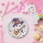 Halloween Ghost Party Fun Spooky Papieren Bordje (Feest)