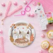 Halloween Ghost Party Schattigee Cartoon Papieren Bordje (Feest)