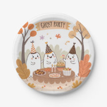 Halloween Ghost Party Schattigee Cartoon