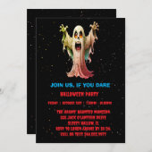 Halloween Ghost party uitnodiging (Voorkant / Achterkant)