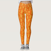 Halloween Ghost Pattern Leggings (Voorkant)