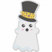 Halloween, Ghost, Pet, Boo, Trick or treat Sticker (Voorkant)