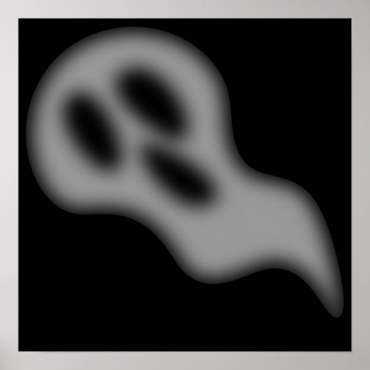 Halloween Ghost Photo Print (Voorkant)