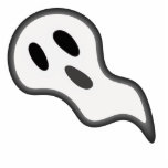 Halloween Ghost Photo Sculpture Staand Fotobeeldje<br><div class="desc">enge Halloween Ghost. Dit ontwerp is beschikbaar voor een verscheidenheid van producten. Toevoegen van tekst is optioneel.</div>
