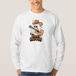 Halloween | Ghost Playing Guitar | Halloween 2024 T-shirt