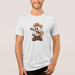 Halloween | Ghost Playing Guitar | Halloween 2024 Tri-Blend Shirt