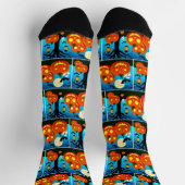 Halloween Ghost, Pompoenen, Vleermuizen Sokken (Top)