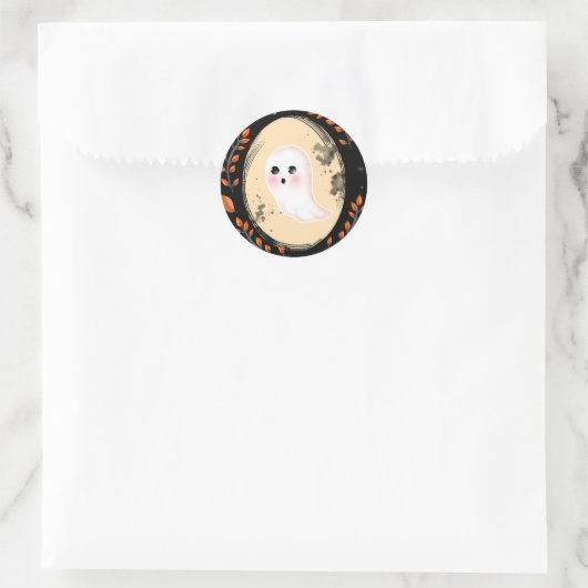 Halloween Ghost Portrait stickers (Tas)