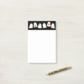 Halloween Ghost Post-it® Notes (Op bureau)