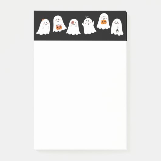 Halloween Ghost Post-it® Notes (Voorkant)