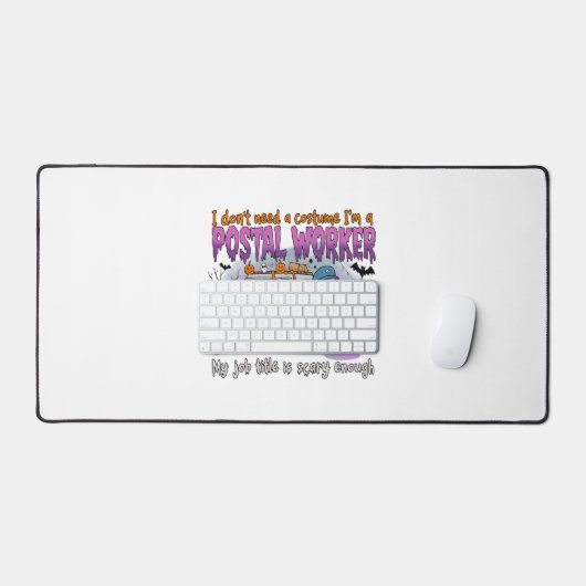 Halloween Ghost, postbode Bureaumat (Keyboard & Muis)