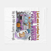 Halloween Ghost, postbode Fleece Deken (Voorkant (Horizontaal))
