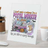 Halloween Ghost, postbode Reclamebord Met Voetstuk (Insitu)