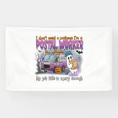 Halloween Ghost, postbode Spandoek (Horizontaal)