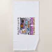 Halloween Ghost, postbode Strandlaken (Voorkant)