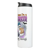 Halloween Ghost, postbode Thermosbeker (Geroteerd rechts)