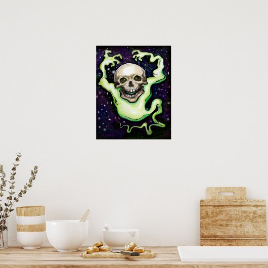 Halloween Ghost Poster (Keuken)